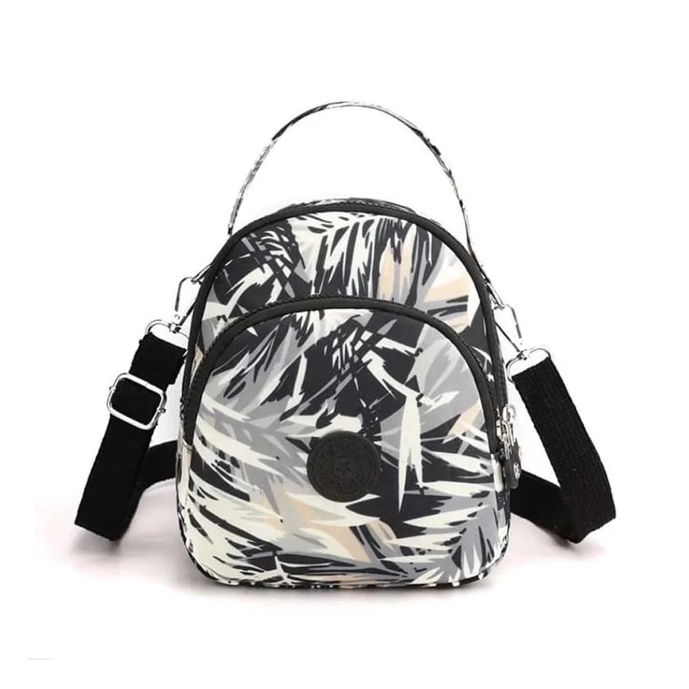 Mini Printed Crossbody Backpack – Compact Size, Maximum Storage & Style