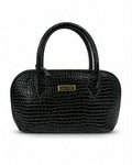 Elegant Crocodile-Embossed Women’s Handbag – Structured Luxury Tote