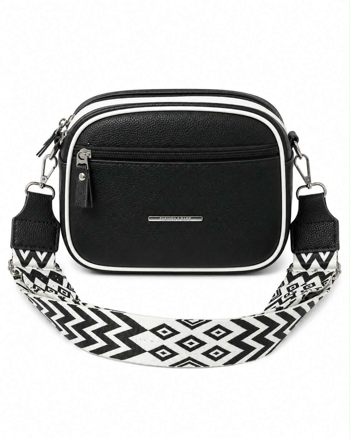 Women's Premium Brown Crossbody Shoulder Bag | Stylish PU Leather Sling Bag | Adjustable Wide Strap | Double Zip Casual Messenger Bag for Girls | Buy 2 Get 10% More Discount !