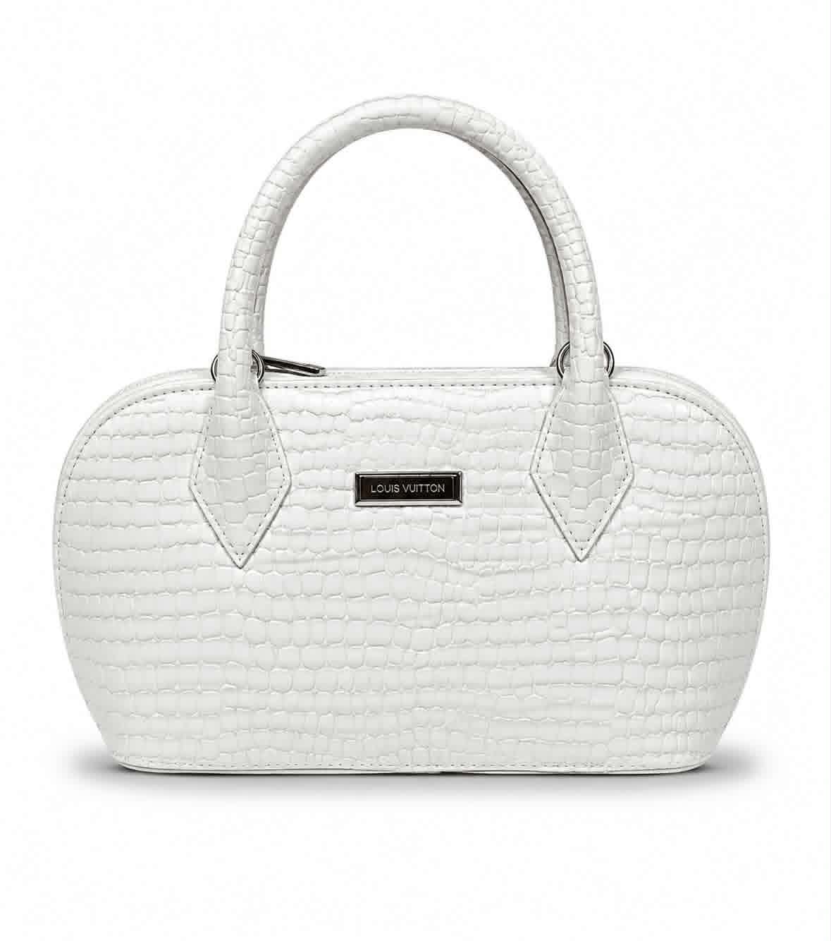 Elegant Crocodile-Embossed Women’s Handbag – Structured Luxury Tote