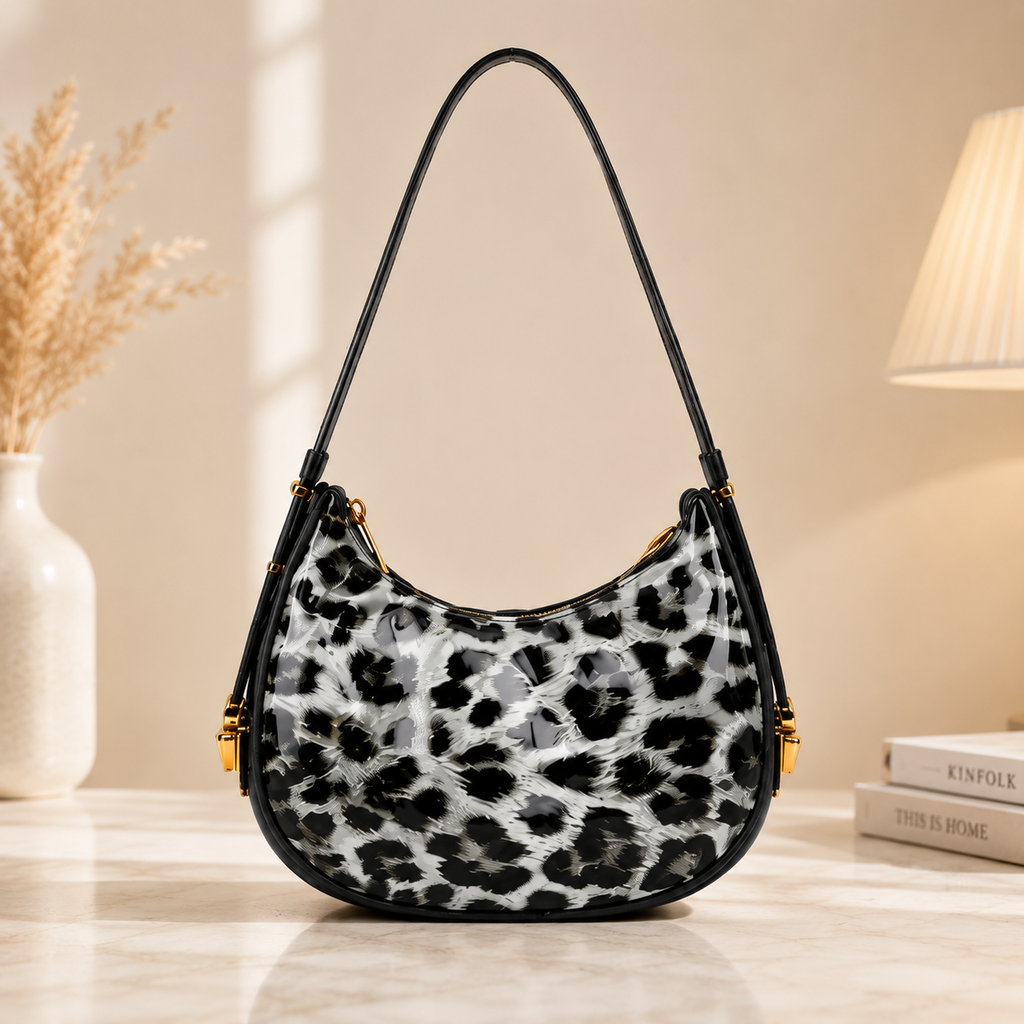 Elevate Every Outfit with Our Premium Leopard Print Bag