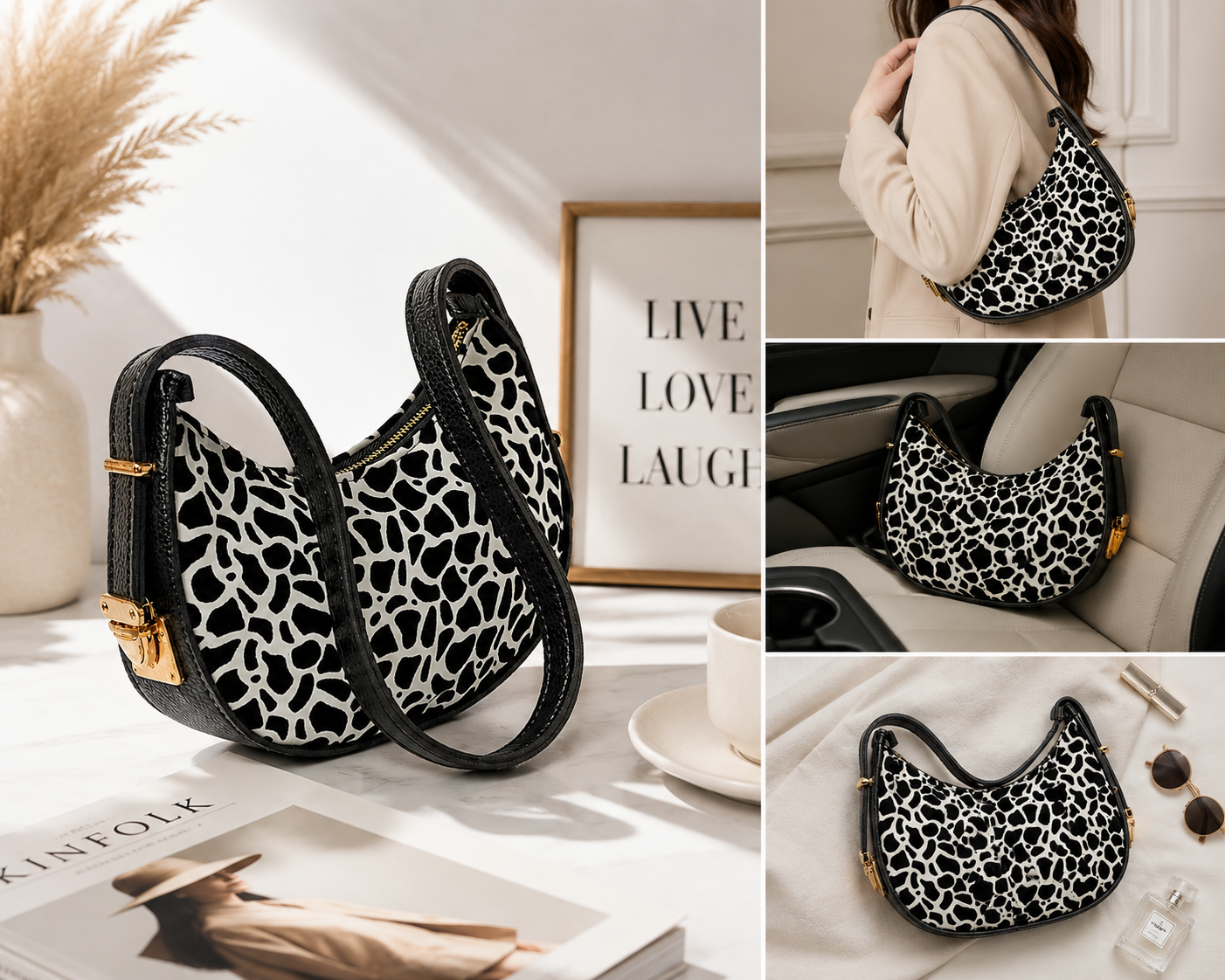 🌟 Elevate Every Outfit with Our Premium Leopard Print Bag