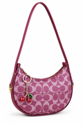 Stylish Women’s Shoulder Bag with Cherry Charm | Trendy Crossbody Handbag