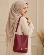 Elegant Women's Crossbody Shoulder Bag | Premium PU Leather For Girls